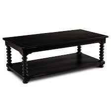 Magnolia Home Spool Leg Coffee Table In Black Jenny Lind Style Turned Details Rowe Furniture Coffee Table Home Coffee Tables