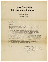 Owner:great southern life insurance company, 500 north akard st., dallas, tx 75201. Letter From Thomas E Lichenstein To Houston Bar Association Board Of Legal Examiners 1942 09 15 The Portal To Texas History