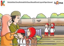Bahkan mereka selalu belajar menggambar karikatur tentang binatang. Paling Bagus 13 Gambar Kartun Anak Salim Kepada Orang Tua Mirzan Blog S 15 Trend Terbaru Gambar Kartun Berpamitan Dengan Pin Kartun Buku Anak Perawatan Anak