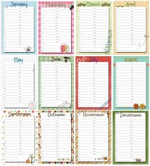 Free Perpetual Calendar Template Posts Related To Perpetual Birthday Calendar Templa Perpetual Birthday Calendar Family Birthday Calendar Calendar Printables