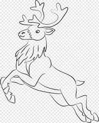 Deer or reindeer head continuous one line drawing minimalist design vector illustration isolated on white background. Reindeer Clipart Drawing Of Santa Claus With Reindeer Png Download 606x750 9088686 Png Image Pngjoy