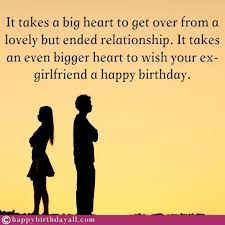 Today is a good day to celebrate the day of your birth my dear ex so go out there and have fun! 50 Happy Birthday Wishes For Ex Girlfriend Birthday Poems For Ex Gf Best Happy Birthday Message Birthday Wishes For Myself Ex Girlfriends