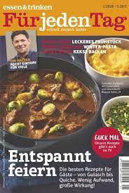 Hier finden sie köstliche rezepte für jeden anlass! Essen Trinken Fur Jeden Tag 1 2020 Entspannt Feiern