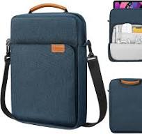MoKo 9-11 Inch Tablet Sleeve Bag Handle Carrying Case with Shoulder Strap  Fits 11inch iPad Air M3, iPad A16 2025, Pro 11 inch, iPad 10/9/8/7th Gen,  ...