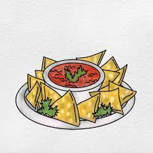 How to Draw Nachos - HelloArtsy