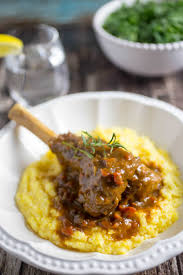 Transfer the lamb shanks to a large flameproof casserole or ovenproof pan with a lid, and add the barley, stock or water, herbs, and salt. Braised Lamb Shanks Slow Cooked Tasty Ever After