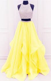 Yellow Prom Dresses Two Piece Prom Dresses 2 Piece Prom Dresses Sparkle Prom Dresses Prom Dresses Yellow Prom Dresses Two Piece Prom Dresses Ball Gown