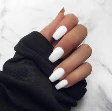 1geometric art short square acrylic nails. 32 Extraordinary White Acrylic Nail Designs To Finish Your Trendy Look Polish And Pearls Acrylic Nails Coffin Short Acrylic Nail Designs White Acrylic Nails