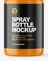 Showcase your branding cap in a photorealistic look with this free mockup. Glossy Spray Bottle Mockup In Bottle Mockups On Yellow Images Object Mockups