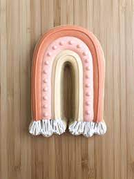 Tall Boho Rainbow Cookie Cutter Etsy Rainbow Cookies Boho Rainbow Rainbow Birthday Cake