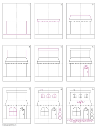 Draw A Cafe Art Projects For Kids Sketch Book Drawing Tutorial Easy Drawings