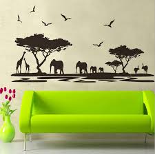 Choose your favorite home decor sticker from our latest collection & cover your home walls with beautiful wall stickers. Romantic Africa Elephant Sunset Decal Wall Sticker Home Living Room Decor Children S Bedroom Boy Decor Decals Stickers Vinyl Art Home Garden Worldenergy Ae