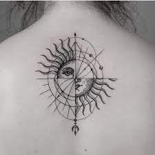 1 754 Likes 5 Comments Yarina Tattoo Artist Yarina Tattooing On Instagram I Am So Excited To F Body Art Tattoos Geometric Tattoo Geometric Sun Tattoo