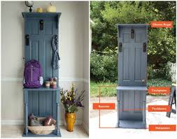 Garderobe Aus Alter Tur Selber Bauen Anleitung Und Weitere Ideen Garderoben Aus Alten Turen Tur Selber Bauen Alte Turen