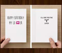 Hahahaha Naughty Birthday Cards Birthday Cards For Boyfriend Birthday Wish For Husband