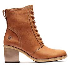 Achetez vos bottines et boots timberland pour femme en soldes et pas cher toute l'année. Bottine A Lacets Mi Haute Pour Femme En Marron Timberland