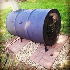 Build Your Own Wood Burning Stove For Under 60 Simple Suburban Living Barrel Stove Pool Heater Diy Wood Stove