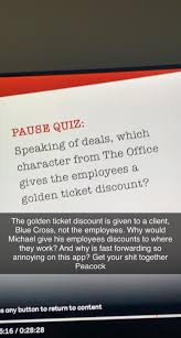 Built by trivia lovers for trivia lovers, this free online trivia game will test your ability to separate fact from fiction. The Office Super Fan Trivia Questions That Pop Up When You Pause Are Slowly Driving Me Insane R Dundermifflin