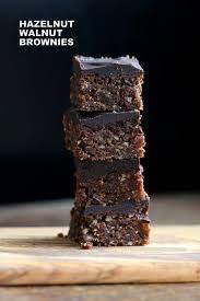 Hazelnut Brownies No Bake Brownies Vegan Gluten Free Vegan Richa Recipe Dessert Recipes Food Processor Recipes Desserts