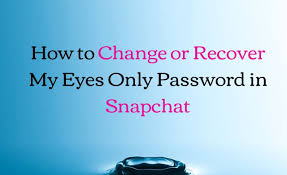 ✅ measure your instagram account from recover a my eyes only password in snapchat? How To Change Or Recover My Eyes Only Password In Snapchat Mashnol
