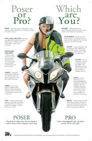 Poser Or Pro Which Are You By Team Oregon Motorcycle Safety Program Motorcycle Outfit Motorcycle Women Motorcycle Humor