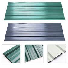 Garage roof leaking or damaged? 12x Zinc Metal Roof Sheet Corrugated Garage Shed Profile Galvanized Roofing Tile Ebay