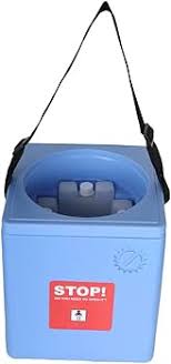 FAIRBIZPS 4 Ice Pack Vaccine Storage Carrier Box Portable ...