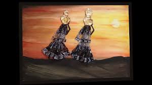 Forming the candy wrapper petals. Sunset Chocolate Wrapper Art Painting For Kids Youtube