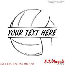 Download Volleyball Svg Volleyball Monogram Split Monogram Svg Silhouette Studio Silhouette Cameo Vector G Volleyball Designs Volleyball Silhouette Volleyball