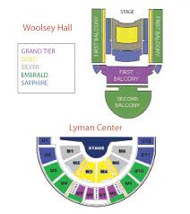 80 Unmistakable Lyman Center Seating Chart
