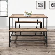 There are a variety of things to consider when purchasing a dining room table that has. Rustic Dining Bench Set Off 58