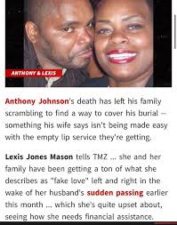 ANTHONY & LEXIS Anthony Johnson's death has left his family scrambling to  find a way to