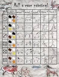Roll A Cave Painting Prehistoric Art Lesson For Kids Cave Paintings Art Games For Kids Art Lessons For Kids