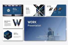 Work Business Powerpoint Presentation Design Template Creative Powerpoint Templates Powerpoint