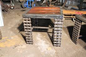 Antique refinished hand truck dolly, industrial repurposed coffee table greensceneantiques. Side Table Raymond Guest At Recycled Salvage Design