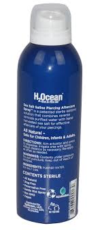 Usp grade water, usp sodium chloride (9 mg/ml = 0.9% in 1000ml) neilmed piercing aftercare fine mist saline spray with a special mist tip is . H2ocean Sea Salt Body Piercing Aftercare Spray 6 Fl Oz Walmart Com