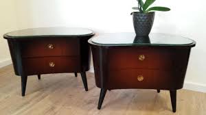 50er 60er Jahre Kommode Beistelltisch Nachtschrank Nierentisch Nachtschrank Nierentisch Tisch
