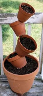 Pots On Pot Stacker Flower Pots Outdoor Garden Pots Diy Clay Flower Pots