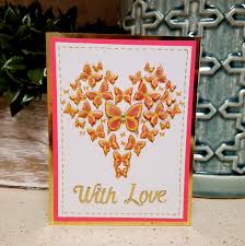 Crafter S Companion Supplies Chloe Stamp And Die Set Butterfly Heart Die Sire Words Of Endearment Spectrum Noi Crafters Companion Cards Handmade Crafters