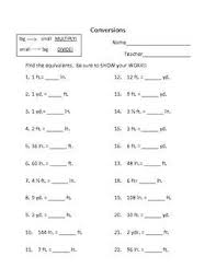 Customary Length Conversions Worksheet Measurement Worksheets Math Measurement Math Lesson Plans