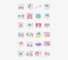 Chococat (チョコキャット, chokokyatto) is one of the many fictional characters produced by japanese corporation sanrio. Little Twin Stars Sanrio Little Twin Stars Stickers Png Image Transparent Png Free Download On Seekpng