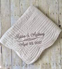 Private Listing For Jennie Etsy Embroidered Wedding Blanket Monogrammed Blankets Embroidered Blanket