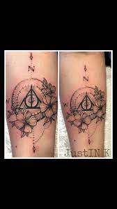 Amazing Compass Harry Potter Tattoo Harrypotter Tattoo Realistictattoo Compass Iconicink Blackandwhite Illus Compass Tattoo Tattoos Harry Potter Tattoo