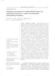 And finally build an application from scratch. Pdf Prophylaxis And Treatment Of Modified Bfm 90 Regimen For Lymphoblastic Lymphoma In Children And Adolescents Accompanied With Infection