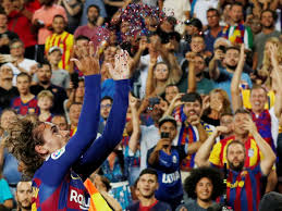 Although his first season at the nou camp didn't go entirely to plan, griezmann is set to play a prominent part for. Antoine Griezmann Copies From The Best With First Barcelona Impact La Liga The Guardian