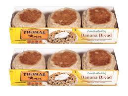100 calories, nutrition grade (b plus), problematic ingredients, and more. Thomas Banana Bread English Muffins Are Coming Back To Stores Myrecipes