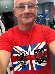 Representing at the gym this morning ⚾️🇬🇧