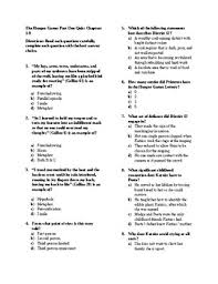 This covers everything from disney, to harry potter, and even emma stone movies, so get ready. The Hunger Games Quiz Worksheets Teachers Pay Teachers