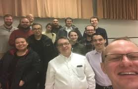 Presenting a Masterclass at Boston University, with Gabe Langfur and Don  Lucas