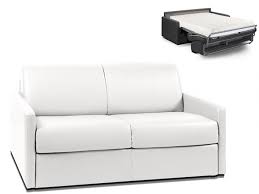 3 dimensioni per il posto letto: Divano Letto 2 Posti A Ribalta In Similpelle Calife Bianco Posto Letto 120 Cm Materasso Da 18cm Moderno Divano 2 Posti Minimalista Divani Letto Homelook